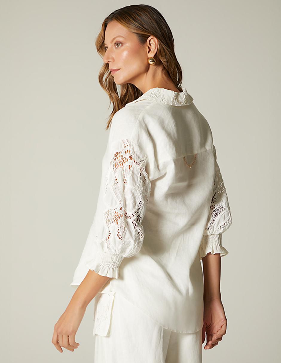 Blusa Verano en Formentera manga al codo para mujer 2
