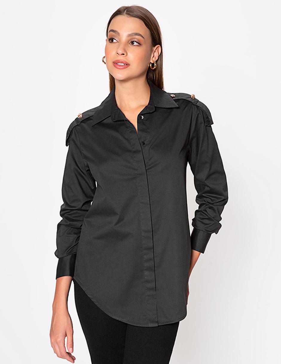 Blusa Studio F manga larga para mujer