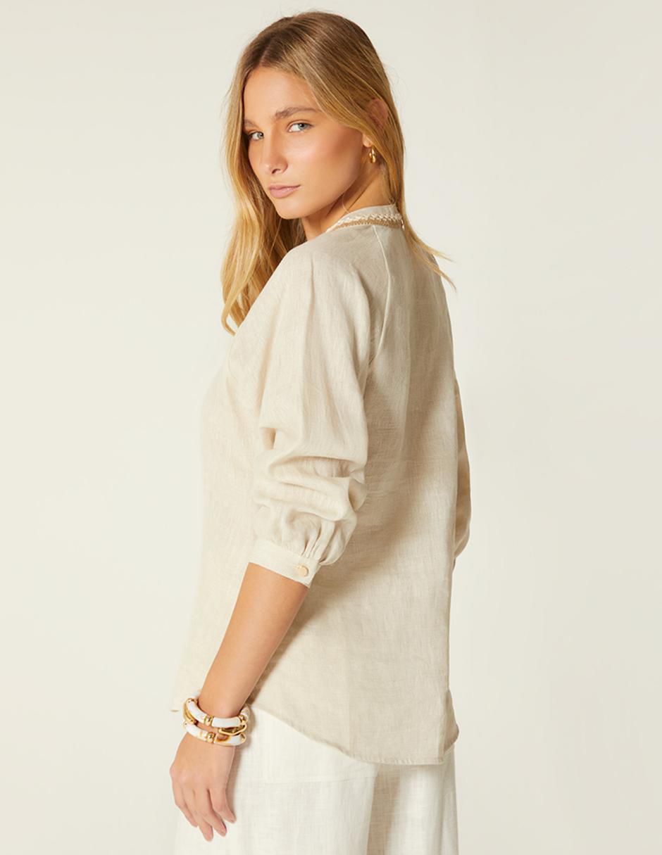 Blusa Alma Artesana manga al codo para mujer 2
