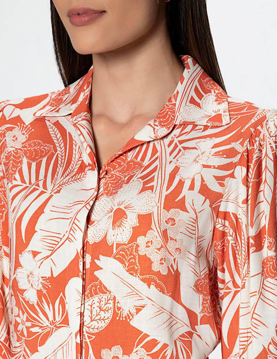 Blusa azafran silvestre manga 3/4 para mujer