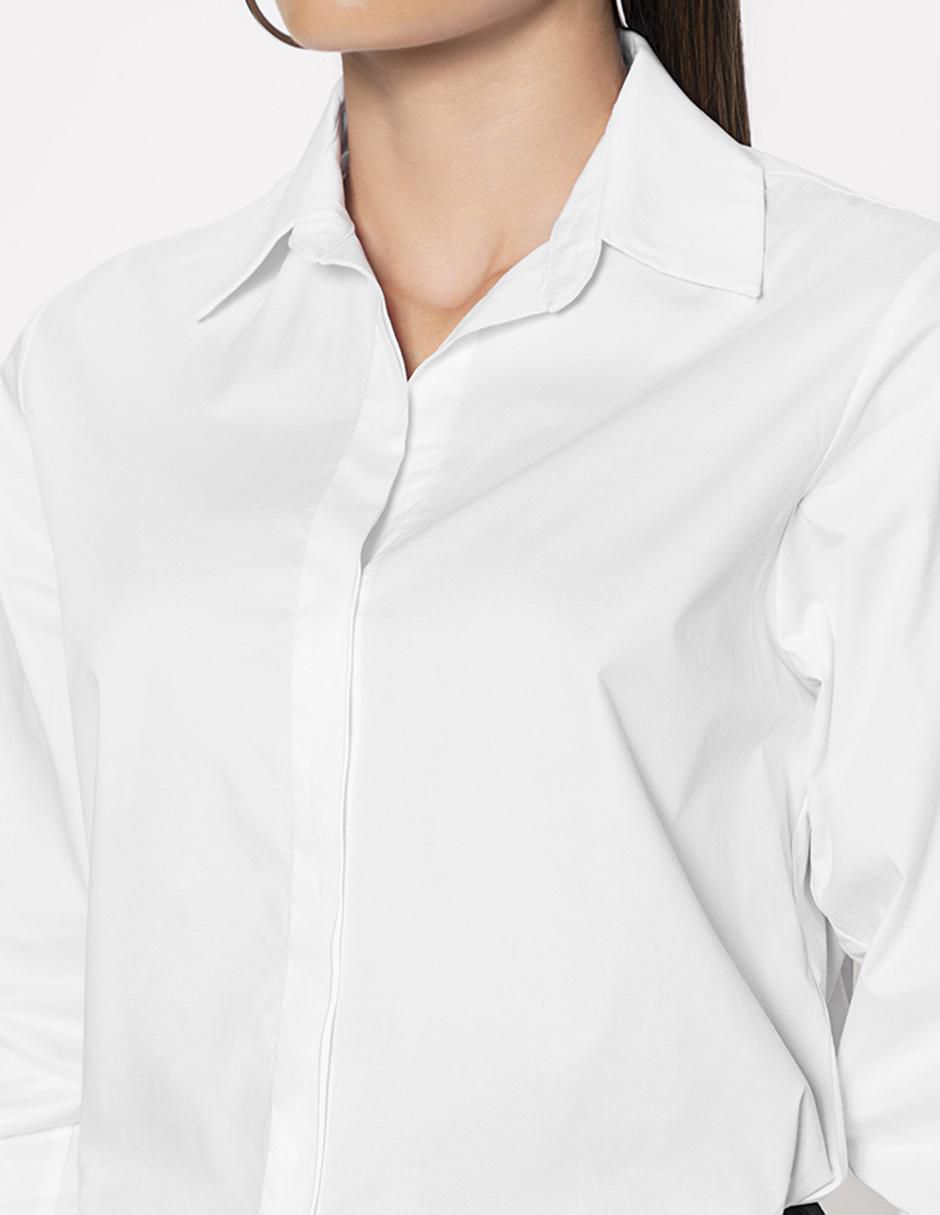Blusa New York Times manga larga para mujer