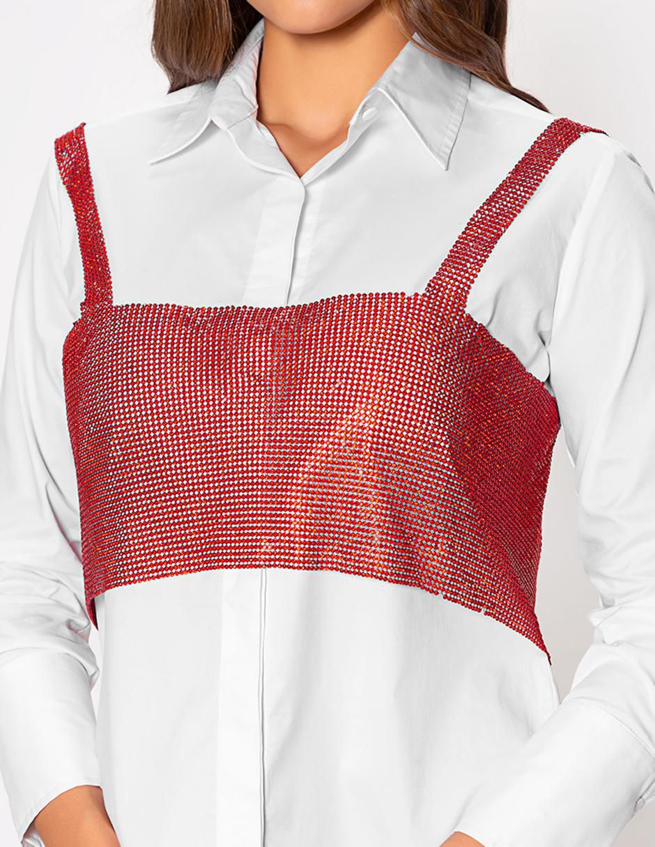 Blusa manga larga para mujer