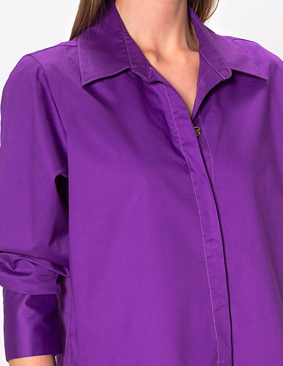 Blusa Chicago Style manga larga para mujer 4