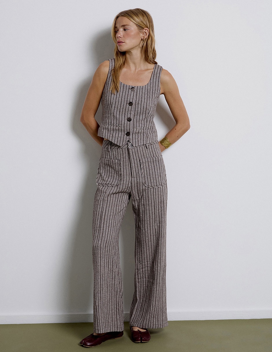 Pantalón acampanado Renatta& baggy para mujer