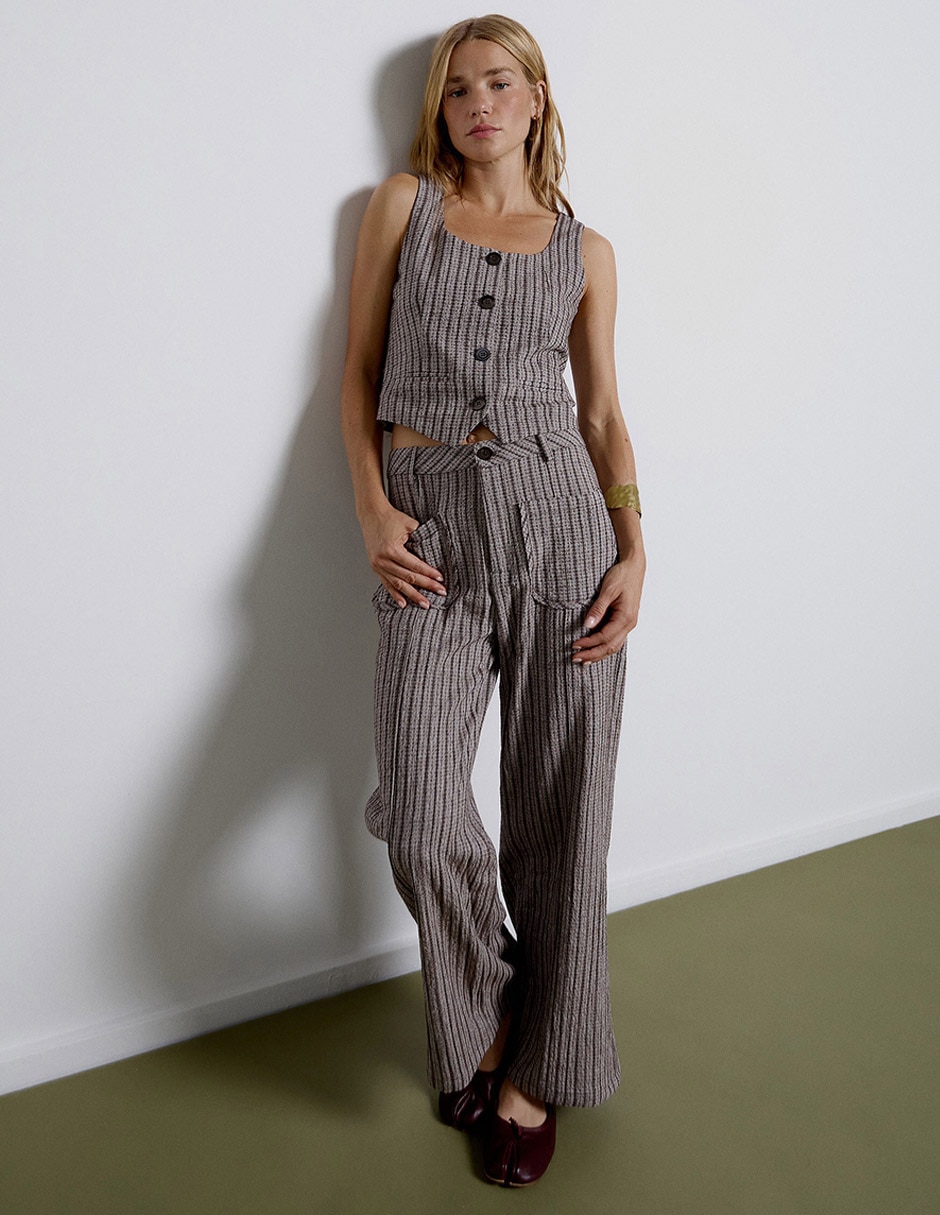 Pantalón acampanado Renatta& baggy para mujer 3