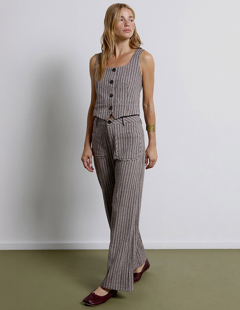 Pantalón acampanado Renatta& baggy para mujer 6