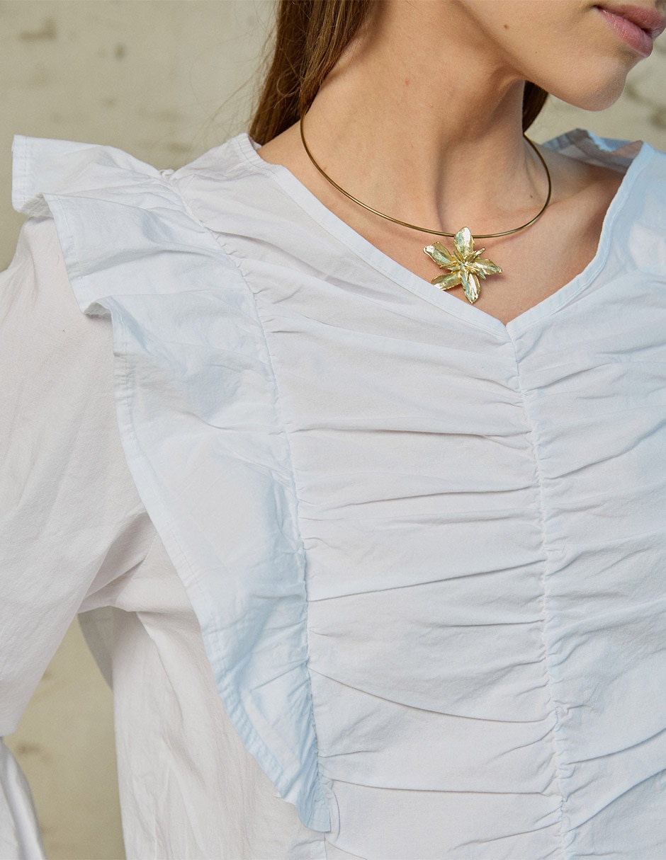 Blusa manga larga para mujer 4