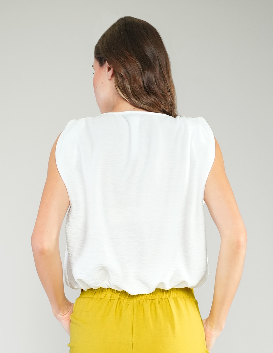 Blusa sin manga para mujer 3