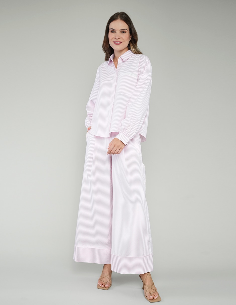 Pantalón wide leg para mujer 4