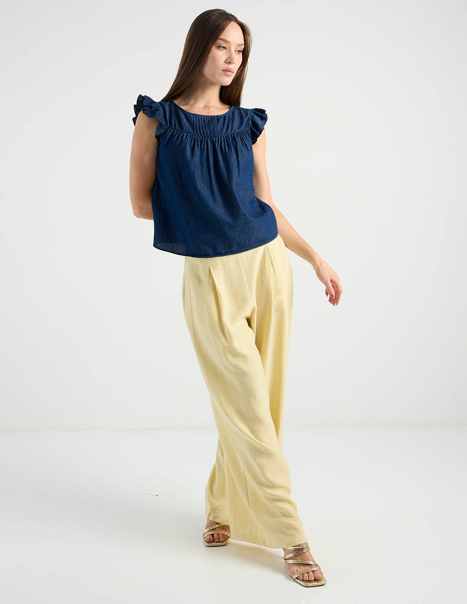 Pantalón wide leg para mujer 3