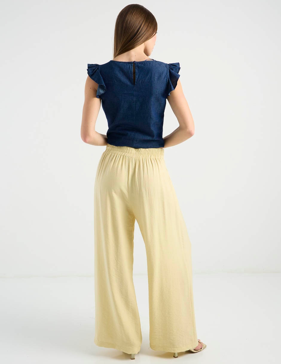 Pantalón wide leg para mujer 6