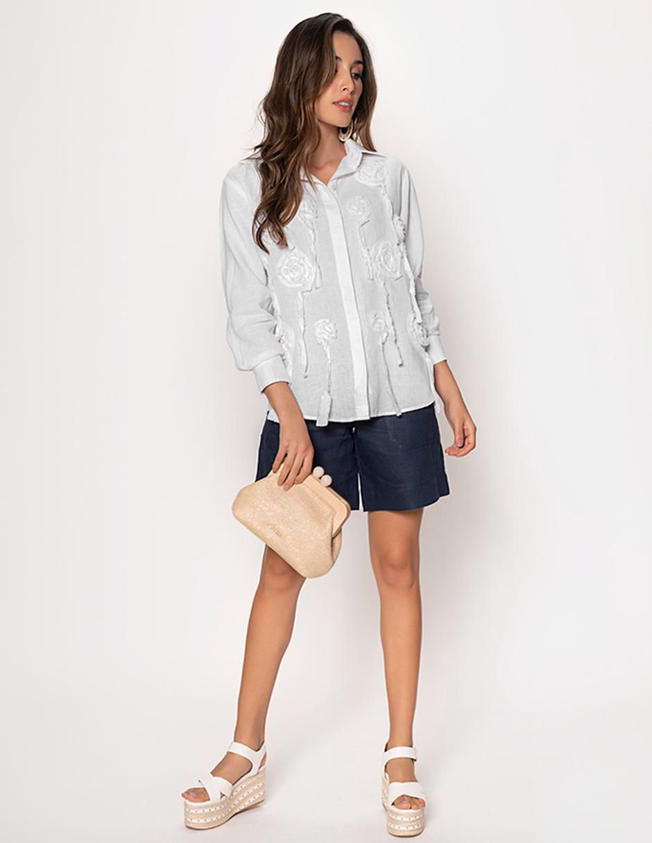 Blusa manga larga para mujer 3