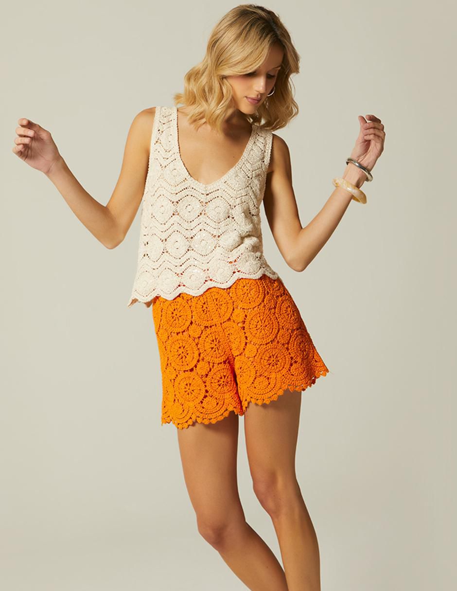 Blusa Brillo Crochet para mujer 1