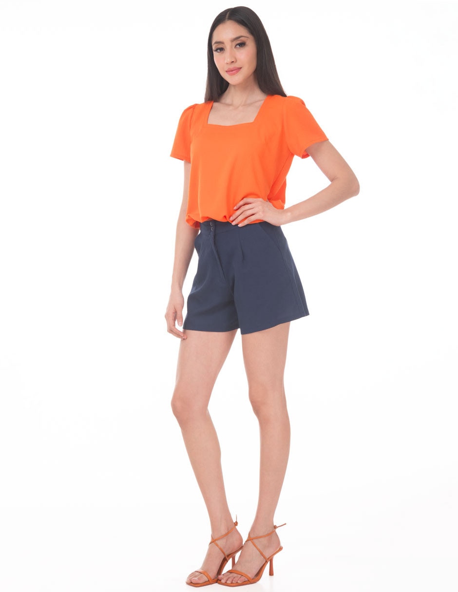 Blusa manga corta para mujer 3