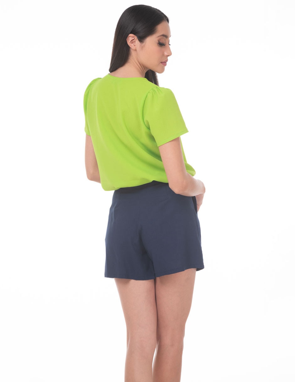 Blusa manga corta para mujer 2