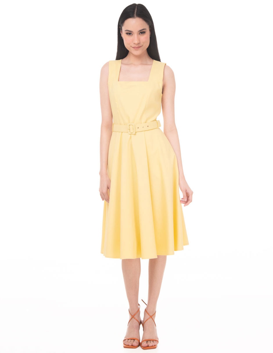 Vestido midi casual para mujer Vestido midi casual para mujer