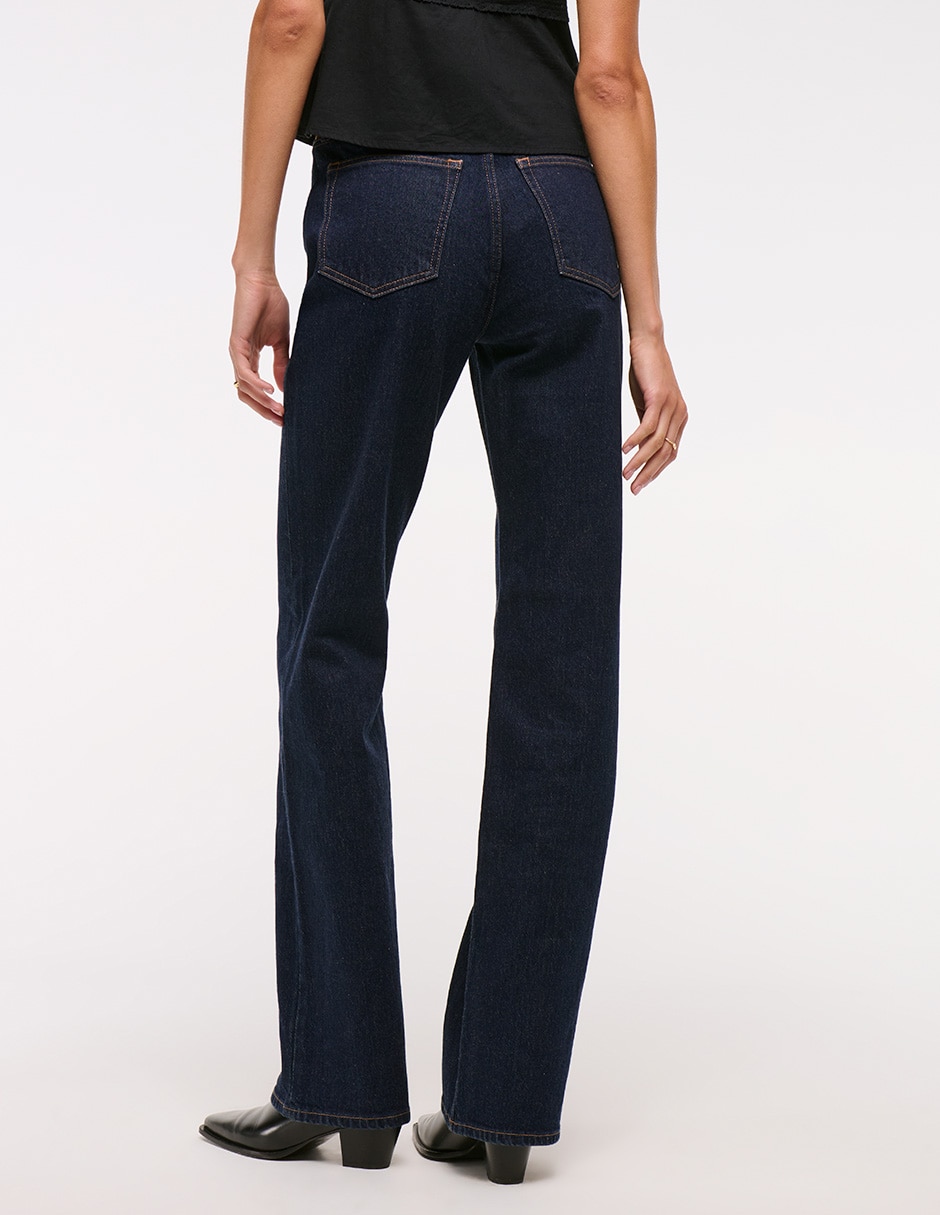 Jeans relaxed straight para mujer 3
