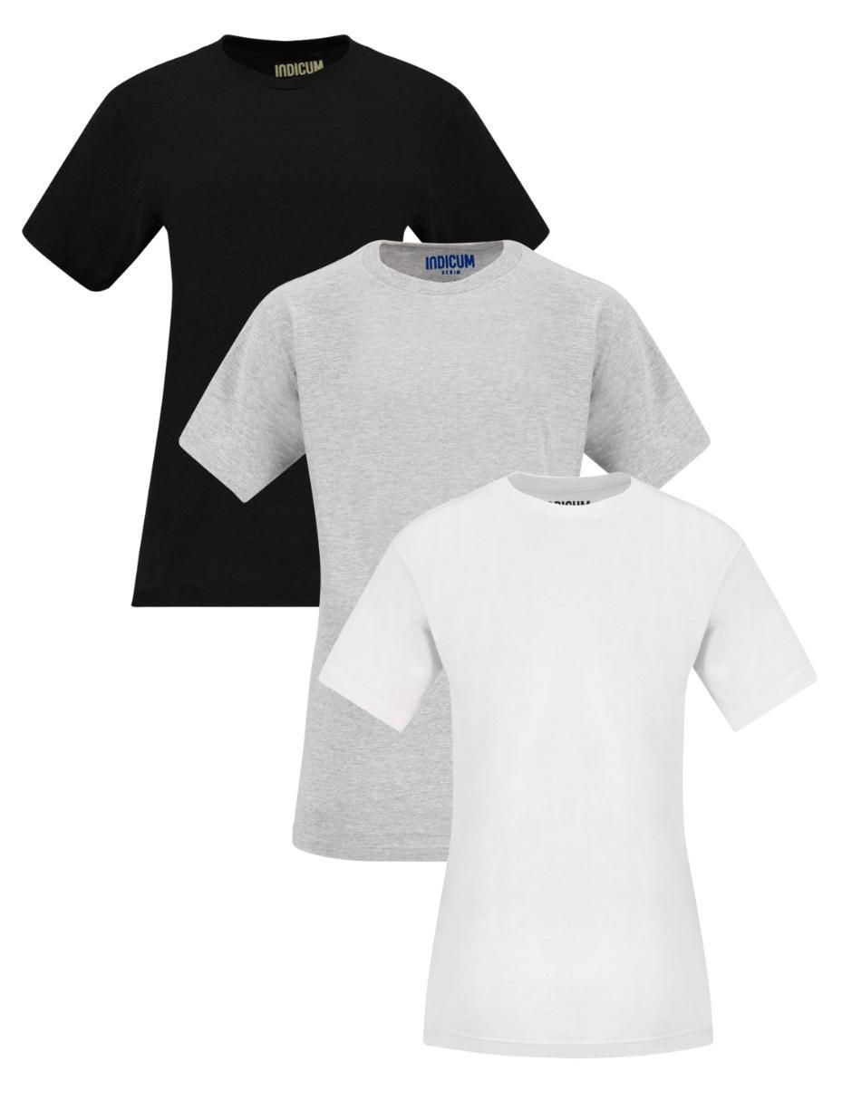 Set Playera manga corta cuello redondo para mujer