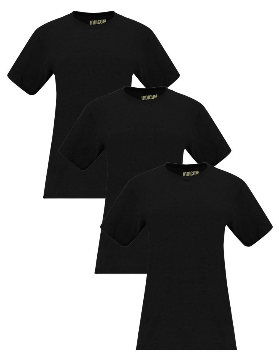 Set playera manga corta Básicos cuello redondo para mujer