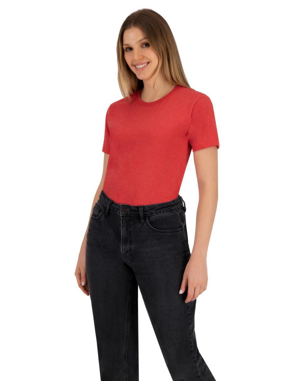 Set playera manga corta Básicos cuello redondo para mujer 2