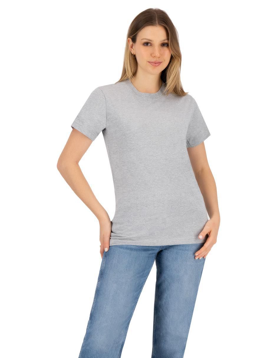 Set playera manga corta Básicos cuello redondo para mujer 10