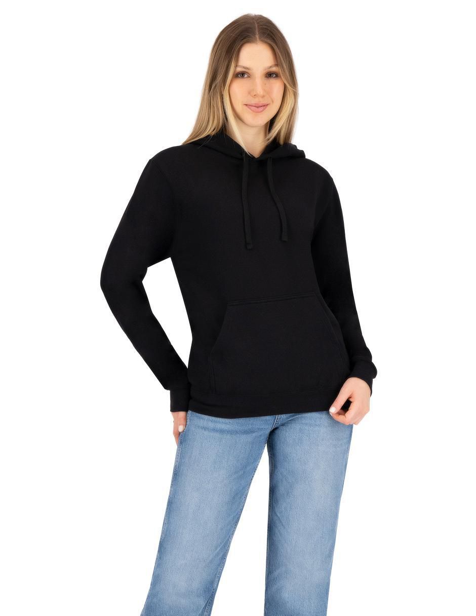 Sudadera con capucha y bolsa para mujer