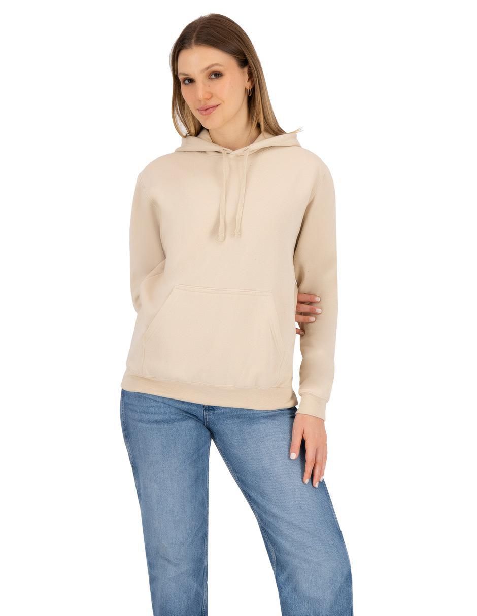 Sudadera con capucha y bolsa para mujer