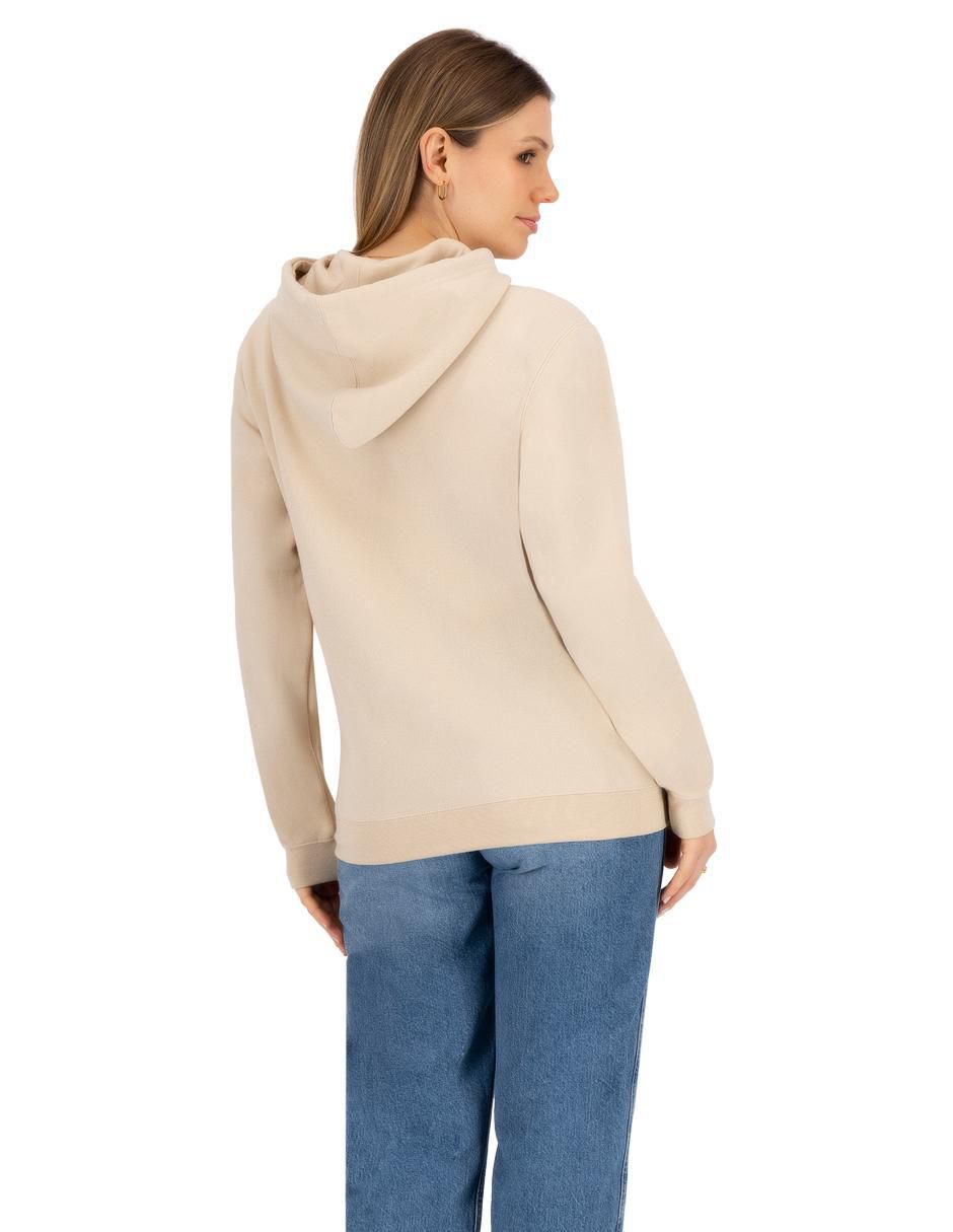 Sudadera con capucha y bolsa para mujer 4