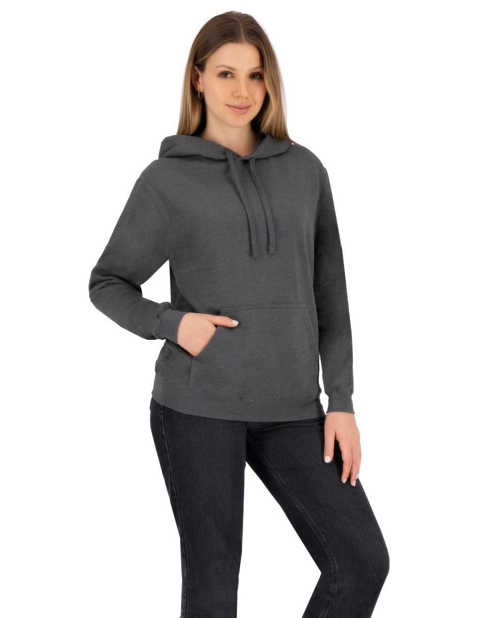 Sudadera con capucha y bolsa para mujer