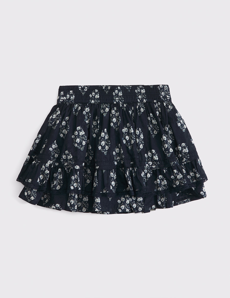 Falda mini a la cintura alta 6