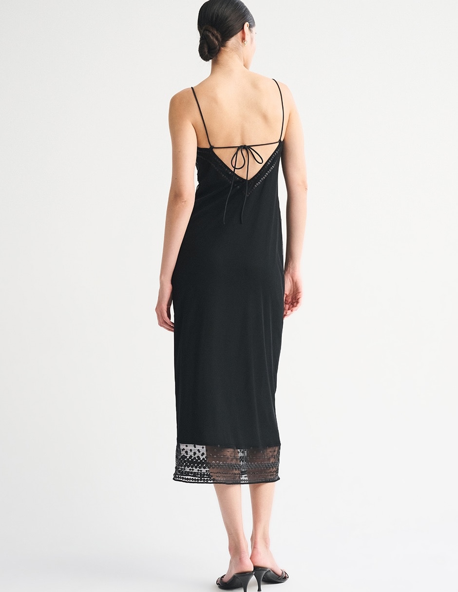 Vestido midi formal HOL25 para mujer 2