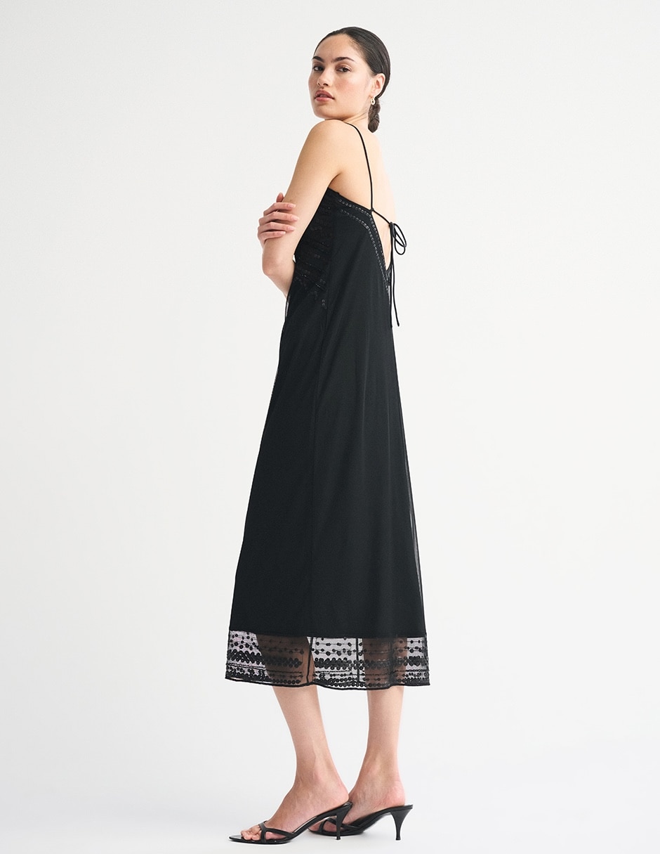 Vestido midi formal HOL25 para mujer 4