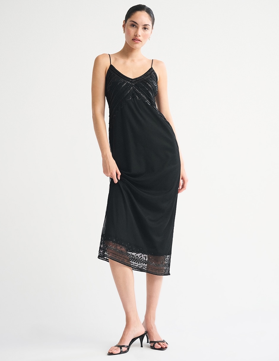 Vestido midi formal HOL25 para mujer 5