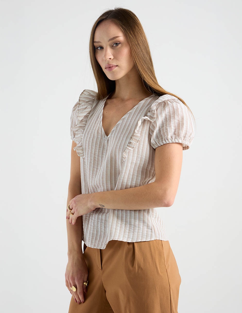 Blusa manga corta para mujer 2
