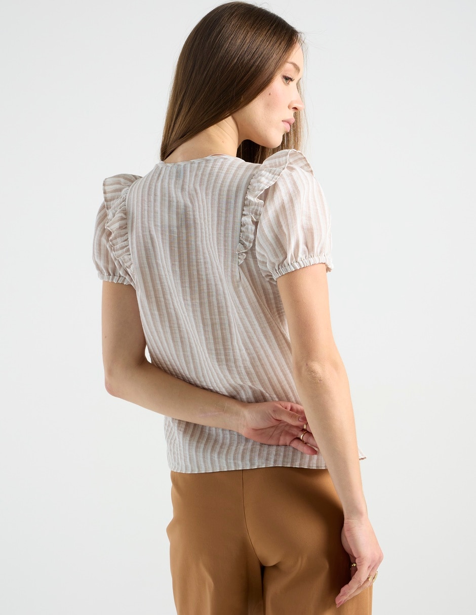 Blusa manga corta para mujer 6