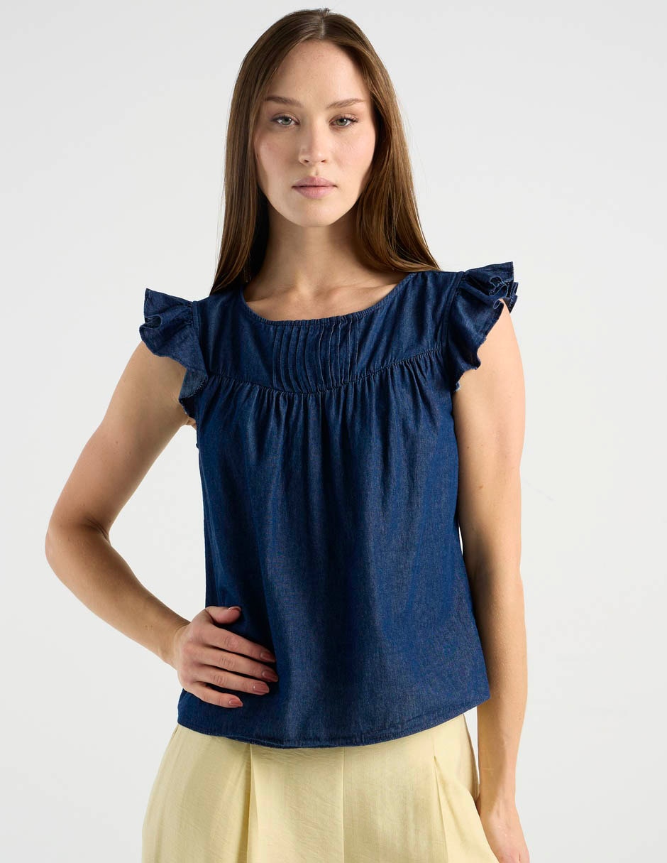 Blusa manga corta para mujer 2