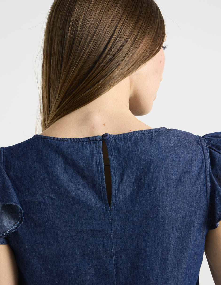 Blusa manga corta para mujer 5