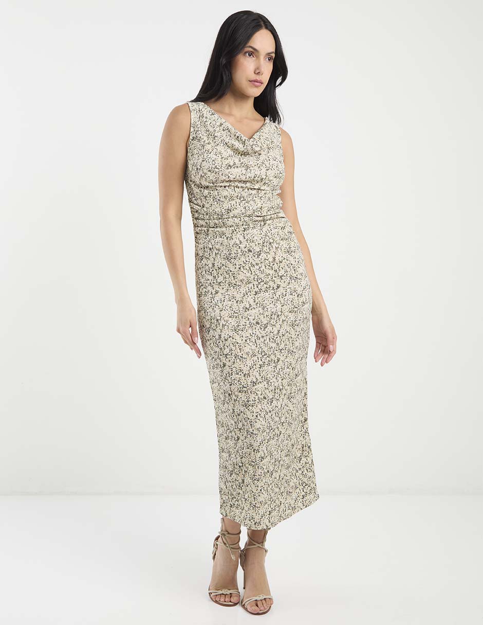 VESTIDO VERO MODA 103, XCH, GRIS MEDIO