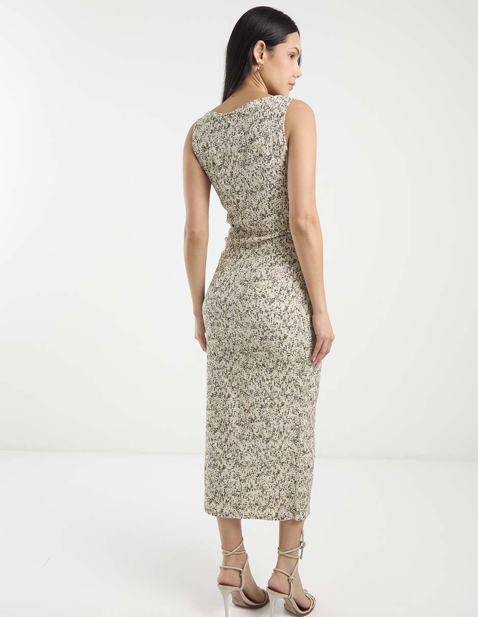 VESTIDO VERO MODA 103, XCH, GRIS MEDIO