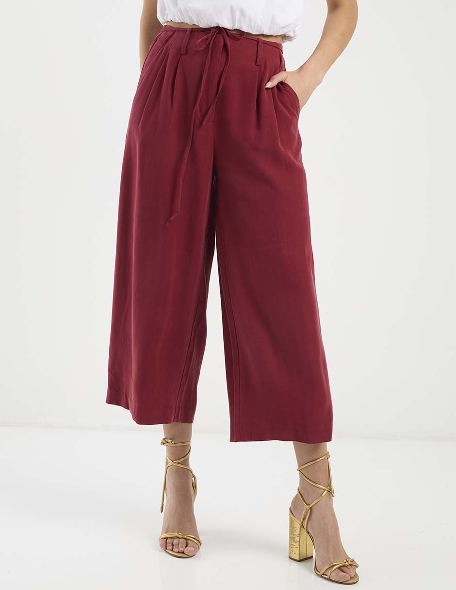 Pantalón relaxed amplio para mujer