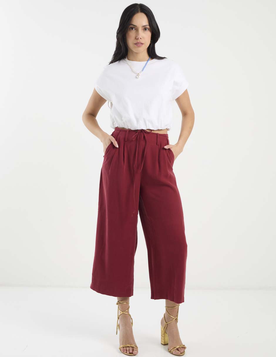 Pantalón relaxed amplio para mujer 2