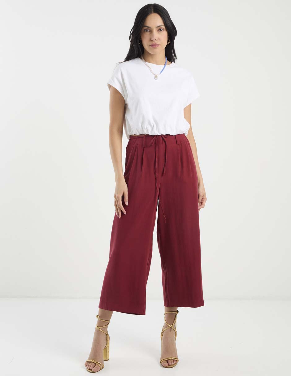Pantalón relaxed amplio para mujer 3
