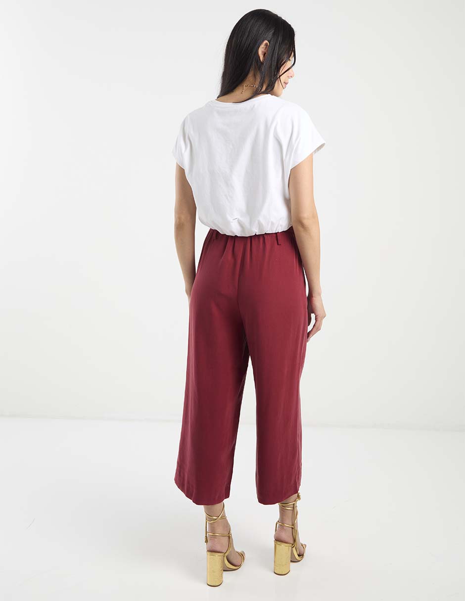 Pantalón relaxed amplio para mujer 6