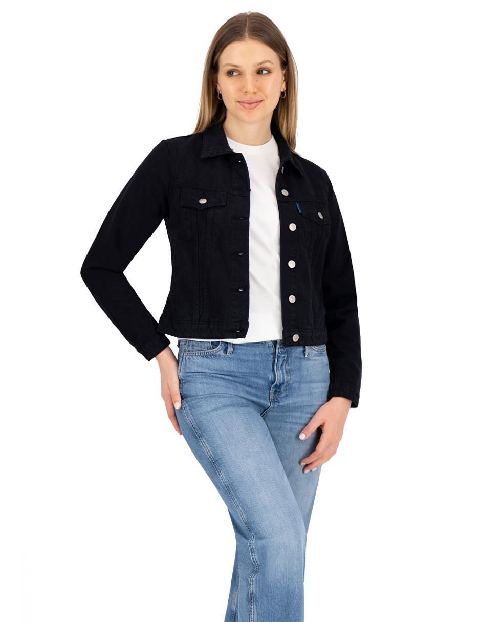 Chamarra denim de mezclilla para mujer Chamarra denim de mezclilla para mujer