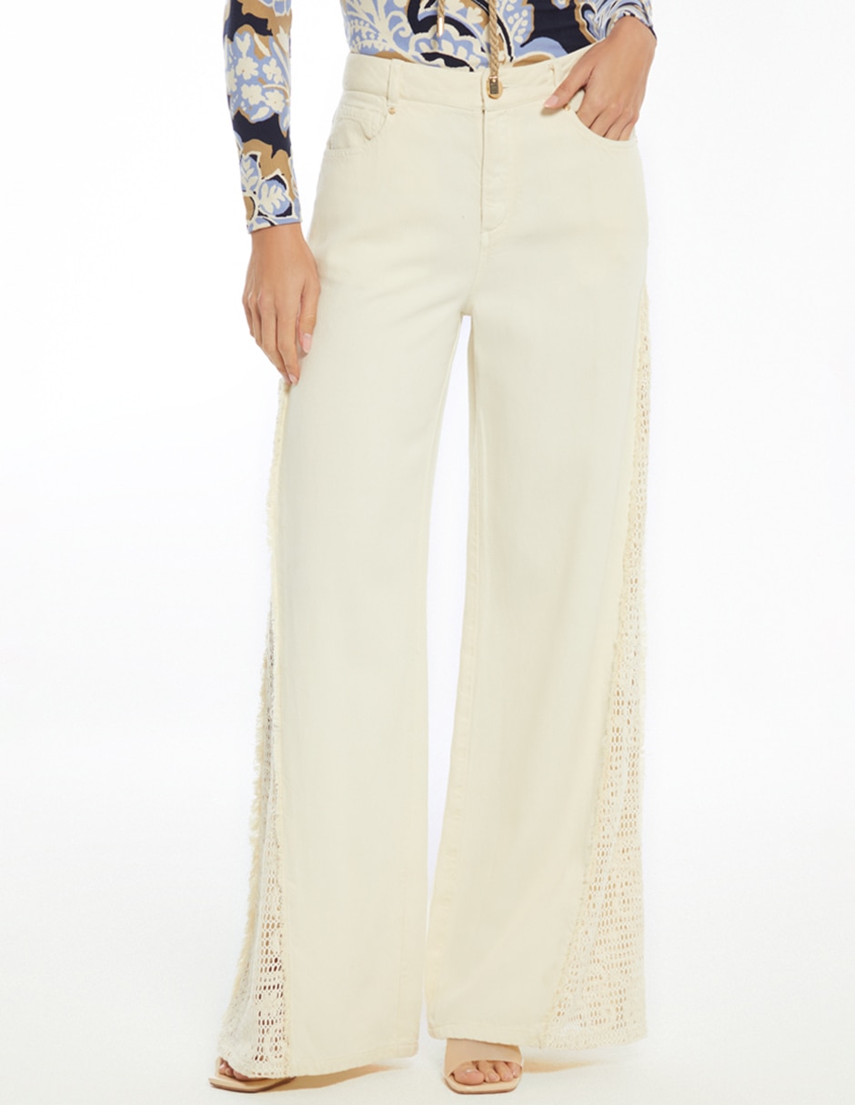 Jeans relaxed wide leg Estambul Artesania Denim Zanzibar para mujer
