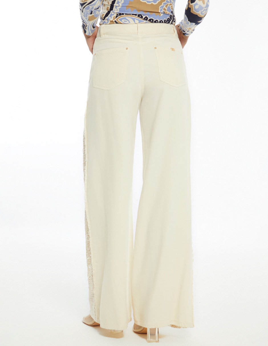 Jeans relaxed wide leg Estambul Artesania Denim Zanzibar para mujer