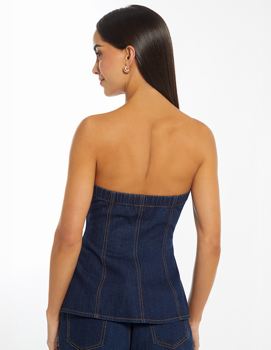 Blusa sin manga para mujer