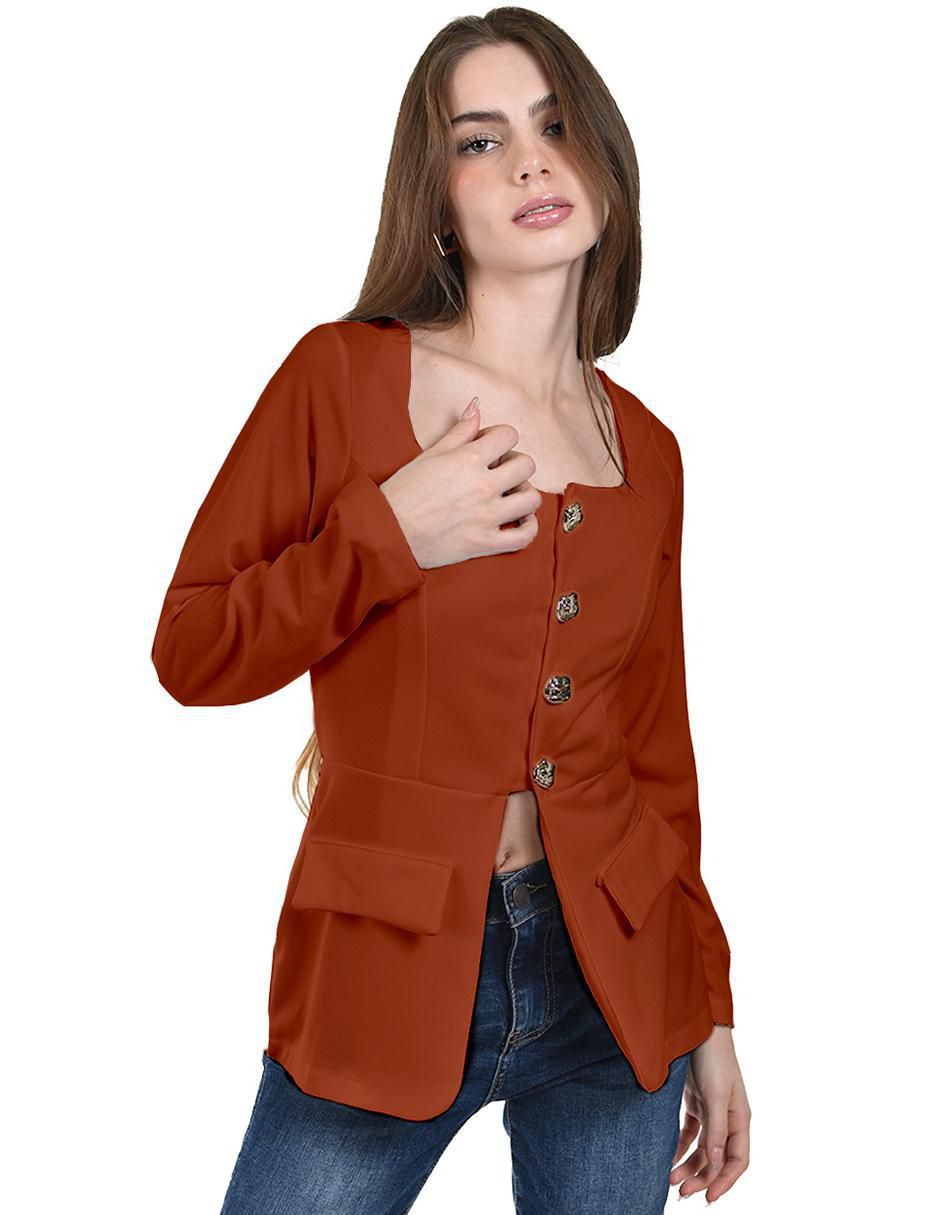 Blusa manga larga para mujer