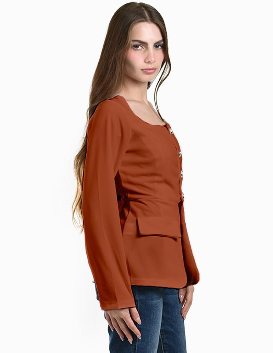 Blusa manga larga para mujer 2