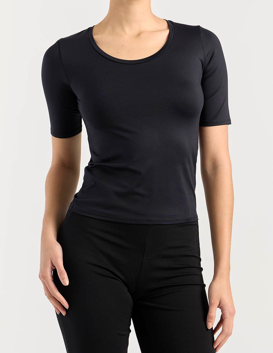 Blusa manga corta para mujer 7